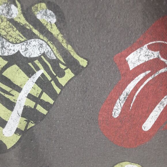 The Rolling Stones 2021 Adult Mens Small Gray Short Sleeve Band T Shirt Tongues - Picture 4 of 7